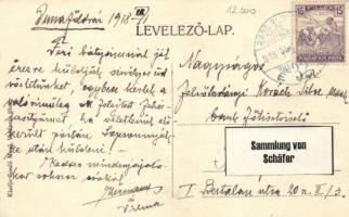 Dunaföldvár, vasútállomás; kiadja Somló Manó