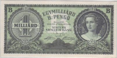 1946. 1000.000.000B.-pengő (zöld) T:I