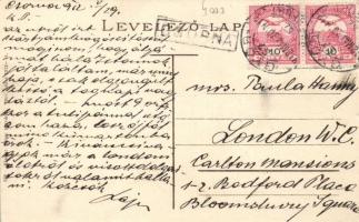 Csorna, Erzsébet utca; Berger testvérek kiadása