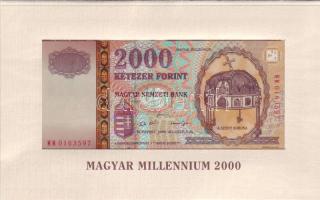2000. 2000Ft "Millenium" bontatlan díszcsomagolásban T:I