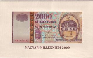 2000. 2000Ft "Millenium" bontatlan díszcsomagolásban T:I