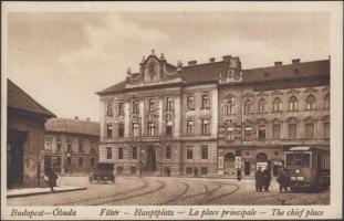 Budapest III. Óbuda, Főtér, villamos