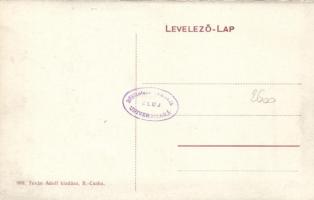 Békéscsaba, Főtér, Lőwy Jakab és Reisz Gyula kereskedései; Tevan Adolf kiadása