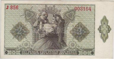 1940. 2P, sor és sorozatszám erősen felcsúszva T:I