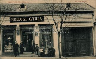 Pásztó, Hollósi Gyula kereskedése (fl)