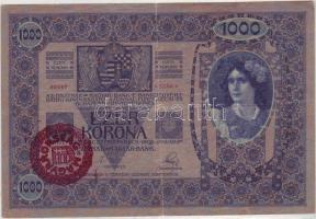 1902. 1000K piros "Magyarország" körbélyegzővel T:III
