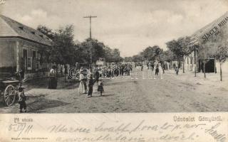 Gönyű, Fő utca; Singer Mihály kiadása