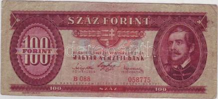 1947. 100Ft ferde vágással, lefelé csúszott nyomás T:II/III