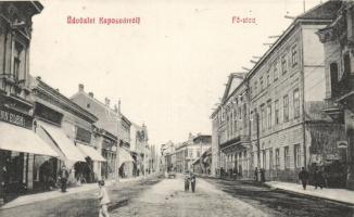 Kaposvár, Fő utca; kiadja Szabó Lipót könyvkereskedő