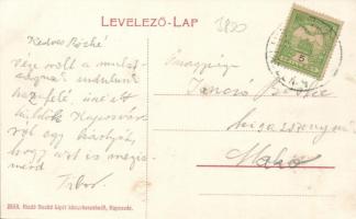 Kaposvár, Fő utca; kiadja Szabó Lipót könyvkereskedő