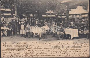 Budapest XVIII. Pestszentlőrinc, a polgári kör Erzsébet vendéglője; Podoletz Gusztáv kiadása (EK)