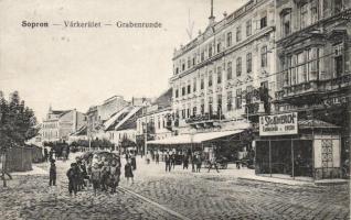 Sopron, Várkerület; Blum Náthán és fia kiadása