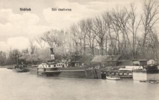 Siófok, Sió-csatorna, Baross gőzhajó
