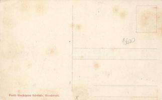 1911 Kecskemét, földrengés; Fantó fényképész háza ledőlt tűzfal