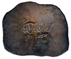 Bizánci Birodalom 13-14. század Trachea ezüstötvözet (2.63g) T:3 Tanúsítvánnyal. Byzantine Empire 13th-14th century Trachy silver alloy (2.63g) C:F With certificate.