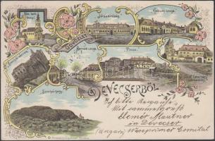 1899 Devecser; Rosenberg Zsigmond kiadása, litho (EB)
