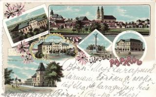 1899 Pápa, dohánygyár, litho