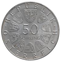 Ausztria 1959-1978. 50Sch Ag (20x) mind klf emlékveret tanúsítványokkal T:1,2 Austria 1959-1978. 50 Schilling Ag (20x) all different commemorative coin C:UNC,XF
