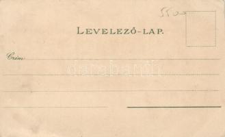 Mohács, busók, sokácok, litho (EK)