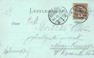 Kiscell, vasútállomás, litho