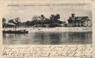 Budapest XIII. Margitsziget, sporttelep; Ganz Antal