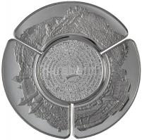 2000. "A Magyar Államiság Ezredik Évfordulójára" Ag emlékérem, négy különválasztható darab...