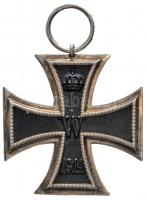 Német Birodalom / Poroszország 1914. "Vaskereszt 2. osztály" kitüntetés mellszalag nélkül ...
