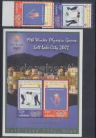 Téli Olimpia Salt Lake City ívszéli sor + blokk, Winter Olympics Salt Lake City margin set + block