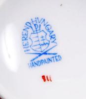 Herendi Apponyi mintás két személyes mokkás készlet, kézzel festett, jelzett, hibátlan