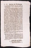 1839 Bécs (Wien), Kiegészítés és javítás egy 1839 márciusában történt rablás leírásával kapcsolatban német nyelven.