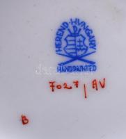 Herendi Apponyi mintás kis váza, kézzel festett, jelzett, hibátlan, m:15 cm /Handpainted Herend porc...