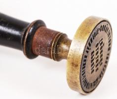 cca 1910 "Pest-Pilis-Solt-Kiskun vármegye Kispest megyei város Rendőr büntető bírája" pecs...