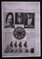 1910-1920 Kerny István (1879-1963): Önarckép. Vintage fotómontázs, hátoldalán szerzői pecséttel, mel...