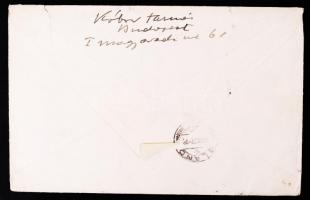 1927 Kóbor Tamás újságíró saját kézzel írt levele, lányának Kóbor Noémi írónak Svájcba. 4 beírt olda...