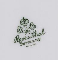 Rosenthal virágos bonbonier, matricás, jelzett, hibátlan, m:9 cm, d:13 cm