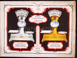 cca 1930 Fuchs S. és fia mérleg gyár képes katalógus. Sorszámozott 493 /3000. 16p. / 
cca 1930 Illus...