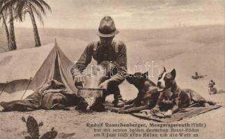 Rudolf Rauschenberger with his boxers