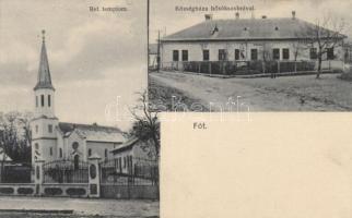 Fót, Református templom, községháza, Hősök szobra