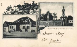 Szarvkő, Hornstein, church, floral