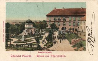 Pécs, Erzsébet sétatér (EK)