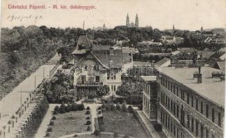 Pápa, dohánygyár (fa)