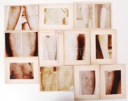 cca 1900-1911 51 db klf fotó a büntetés végrehajtási intézetek rabjainak tetoválásairól /
51 photos ...