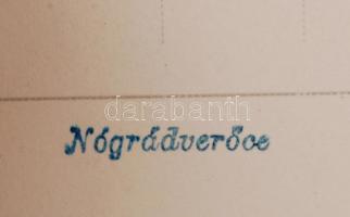 1930-1937 Kinszki Imre (1901-1945): Dunai vitorlás Nógrádverőcénél. Vintage fotóművészeti alkotás, j...