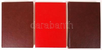 Alexandre Dumas folytatásokban megjelent 3 regénye könyvbe kötve: A névtelen kapitány, A négersziget...