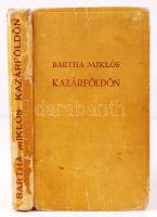Bartha Miklós: Kazár földön. Bp., 1939, Stádium Sajtóvállalat Részvénytársaság. Kartonált, kopottas állapotban, gerince sérült.