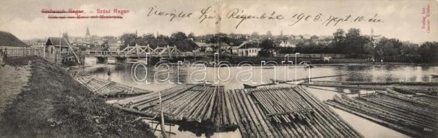 Szászrégen panoramacard (r)