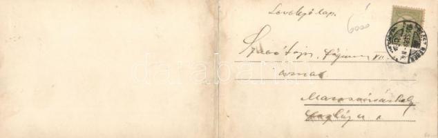 Szászrégen panoramacard (r)