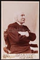 1899 Siposs Antal zongoraművész aláírt fotója Goszleth István műterméből 11x17 cm