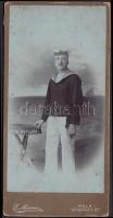 1911 Osztrák-Magyar haditengerész fotója /  1911 Photo of Austro-Hungarian navy soldier