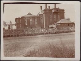 1925 Bánhida Talbot erőmű, fotó 12x9 cm